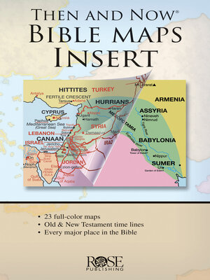cover image of Then and Now Bible Maps Insert